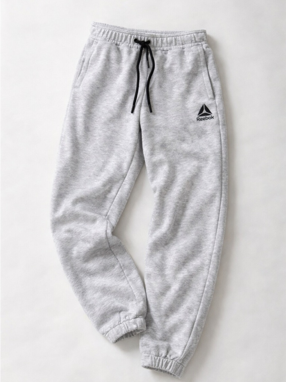 Reebok Gray Fleece Jogger Sweatpants Men’s Large